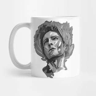 Black and white Apollo Greek Mythology Art Mug